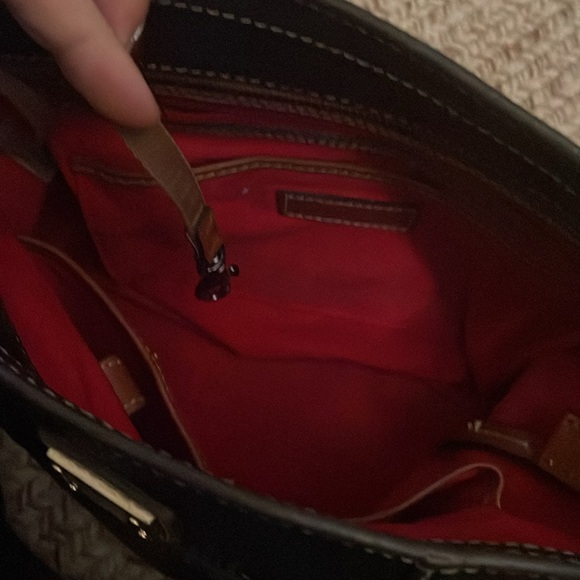 Dooney & Bourke Leather Tote - Picture 5 of 5